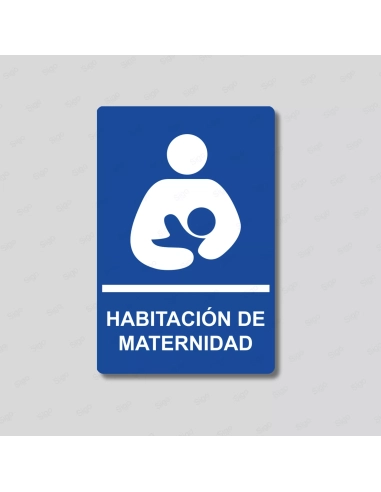 Rótulos Baños - Habitación De Maternidad | Cod. SA -  82
