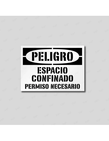 Rótulo de Peligro - XXX | Cod. PEL - 77